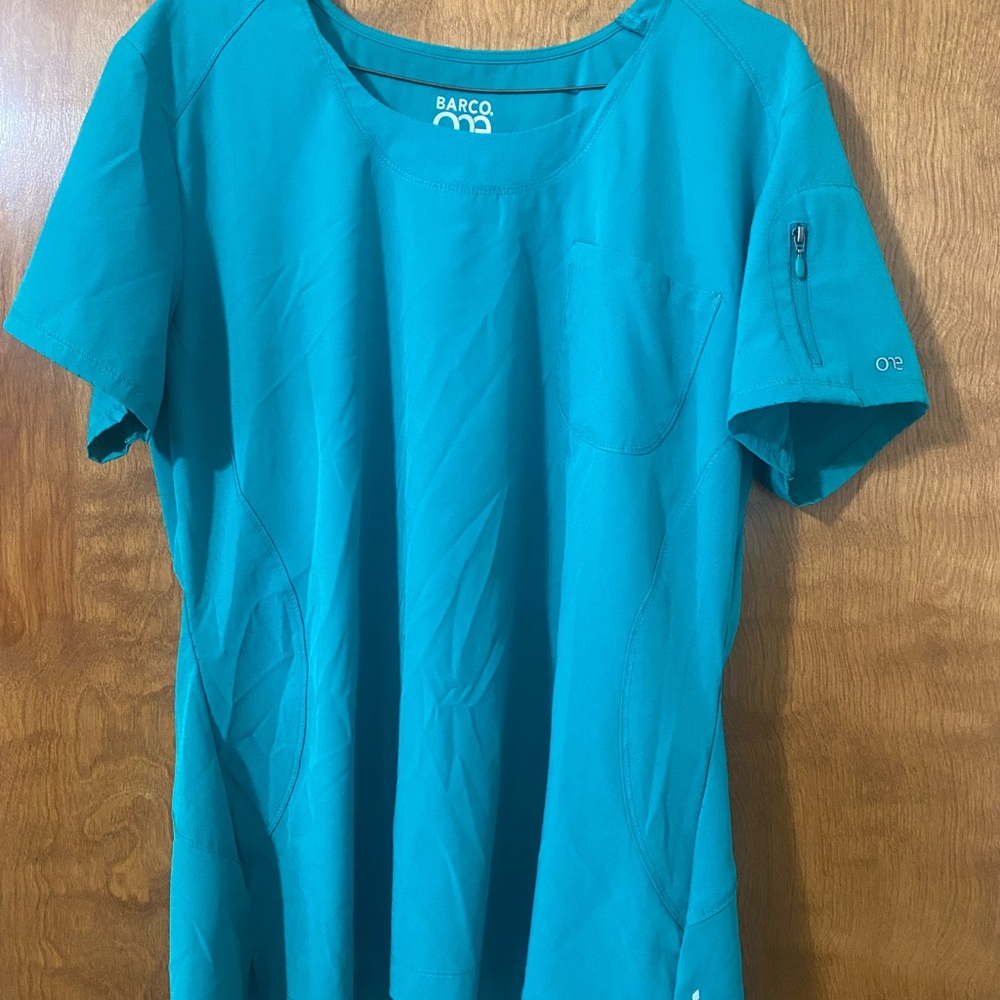 Barco Uniforms Teal Short Sleeve Women's Scrub Top